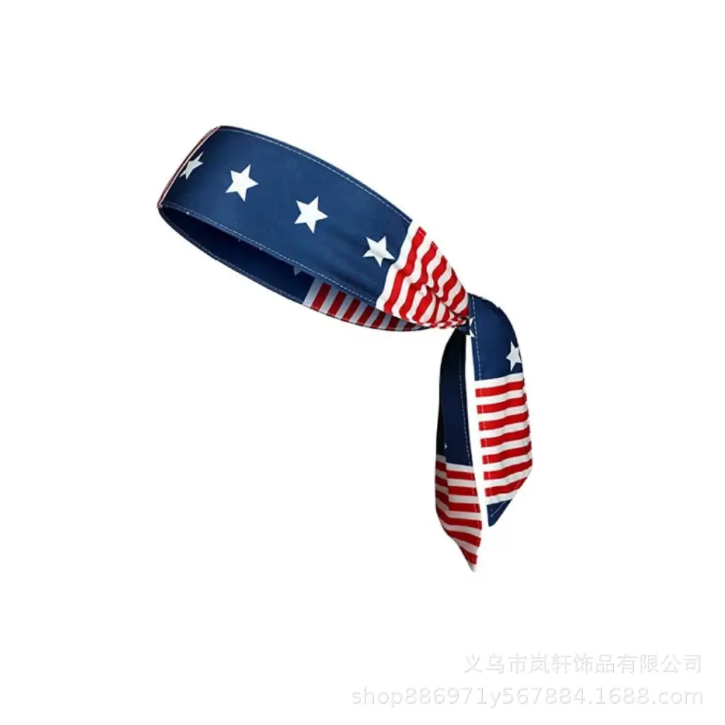 American Flag Independence Day Hair Band for Men Women - Image 13