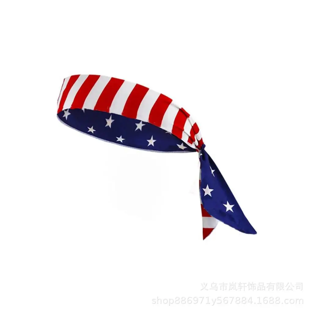 American Flag Independence Day Hair Band for Men Women — feature 13