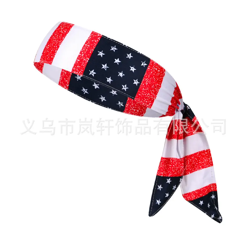 American Flag Independence Day Hair Band for Men Women - Image 10