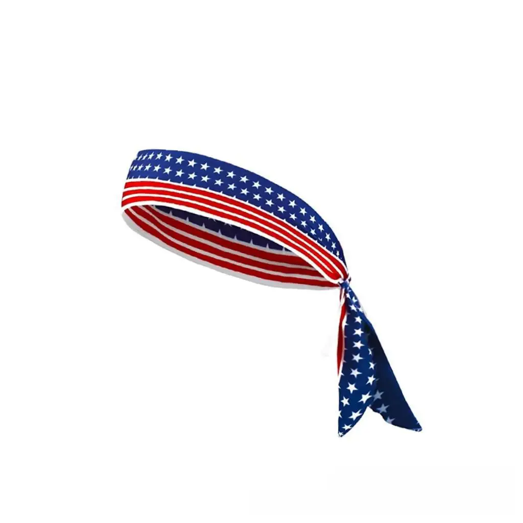 American Flag Independence Day Hair Band for Men Women - Image 4