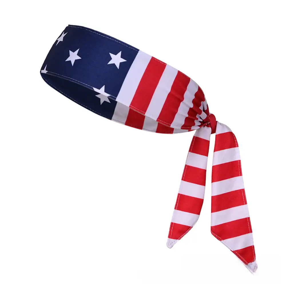 American Flag Independence Day Hair Band for Men Women - Image 9