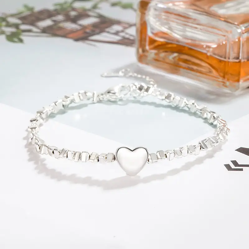 Broken Silver Two Love Bracelet for Women — feature 1