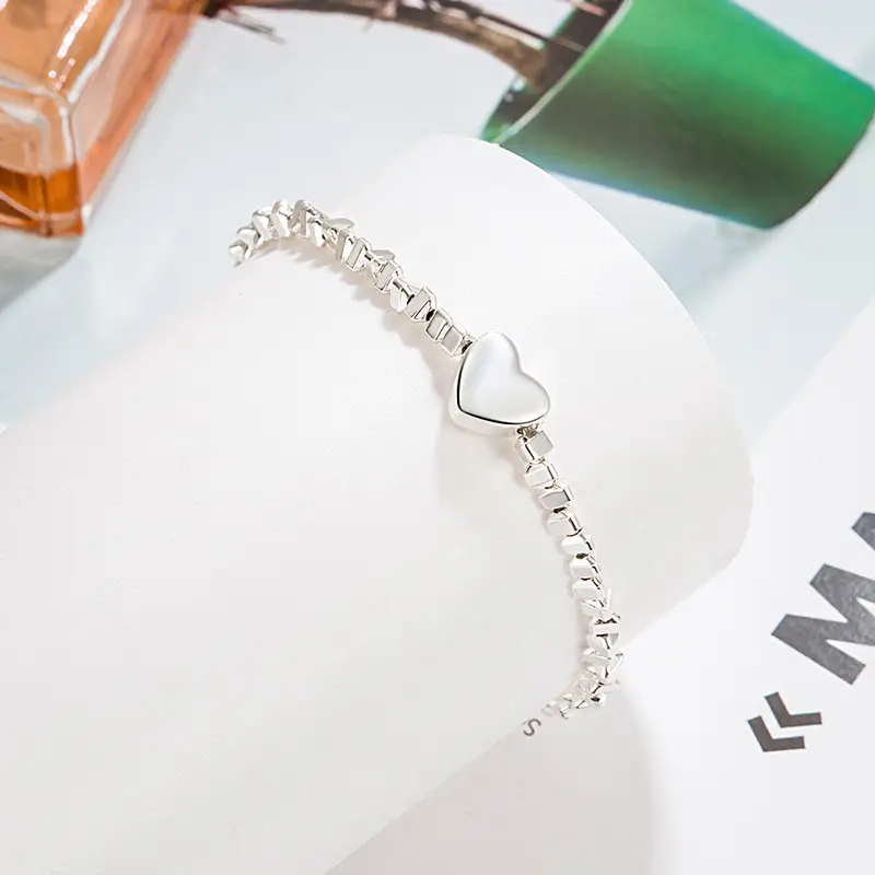 Broken Silver Two Love Bracelet for Women — feature 4