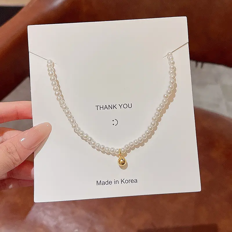 Titanium Steel Zircon Bow Clavicle Necklace for Women - Image 49