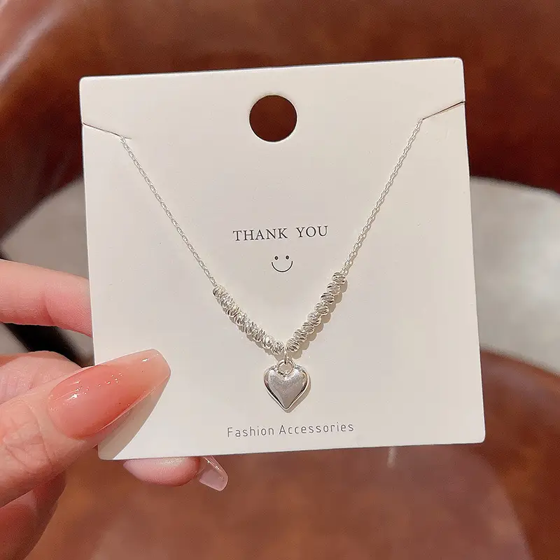 Titanium Steel Zircon Bow Clavicle Necklace for Women - Image 60