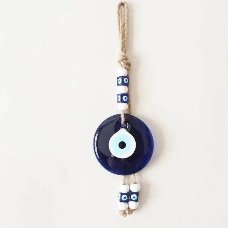 Turkish Style Blue Eye Pendant with Evil Eye Design - Image 13