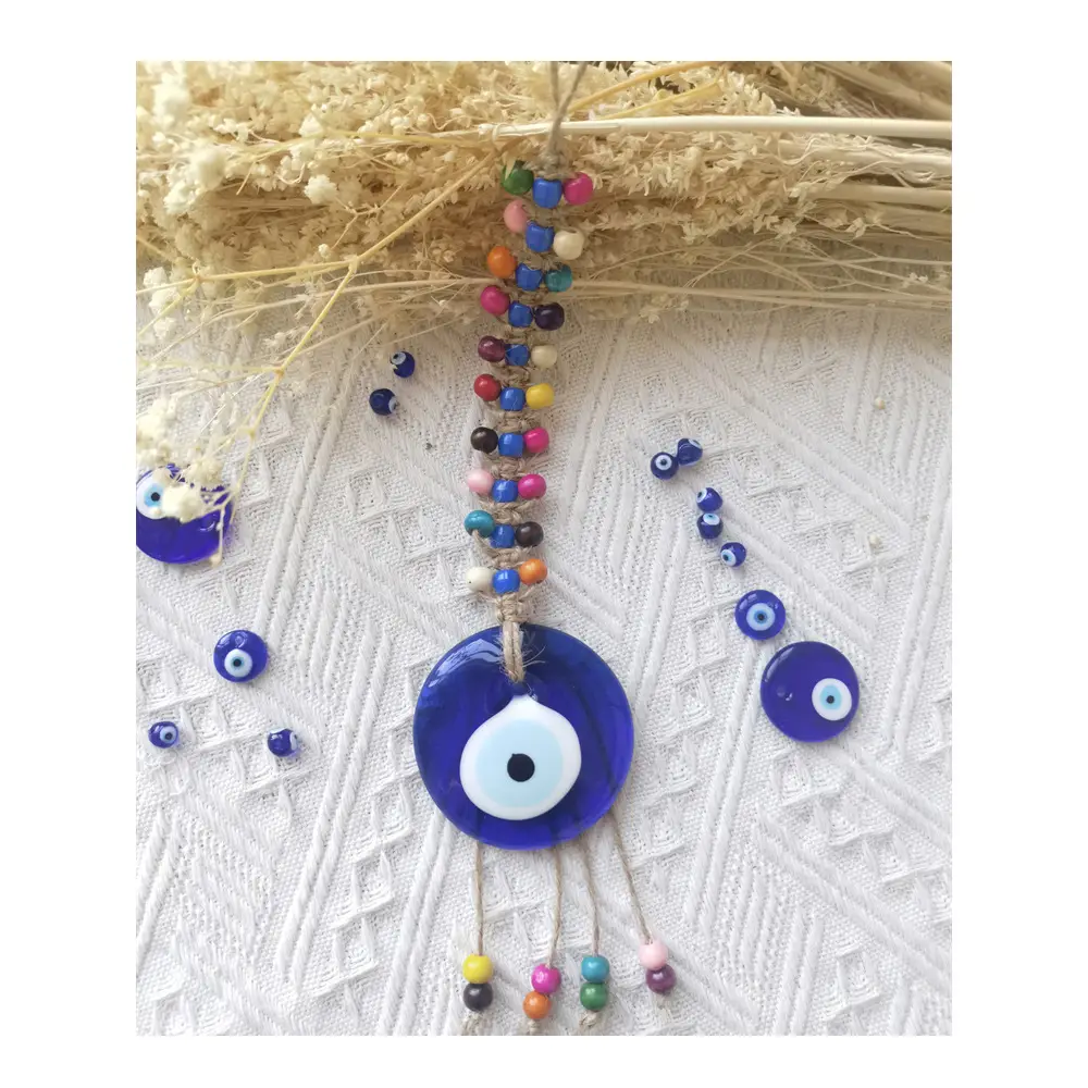 Turkish Style Blue Eye Pendant with Evil Eye Design - Image 16
