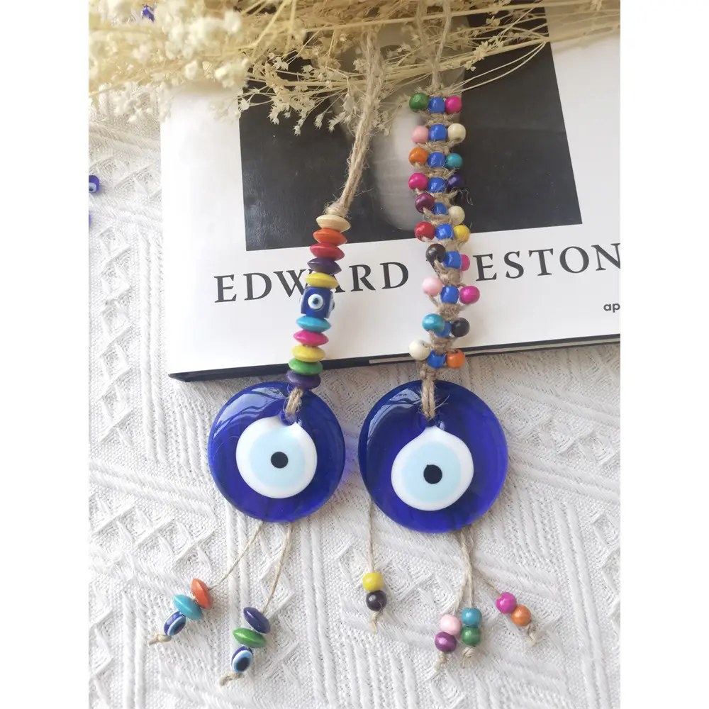 Turkish Style Blue Eye Pendant with Evil Eye Design — feature 14