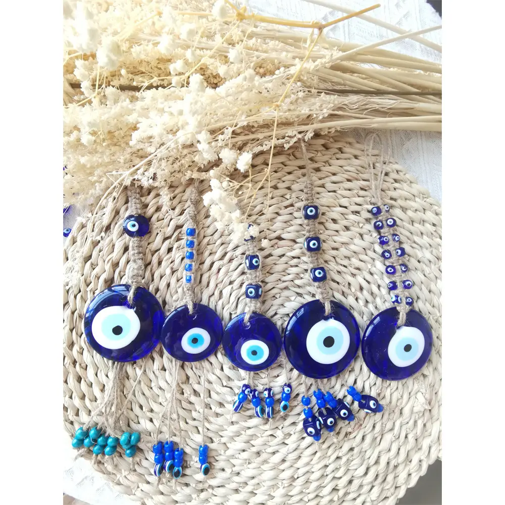 Turkish Style Blue Eye Pendant with Evil Eye Design — feature 16