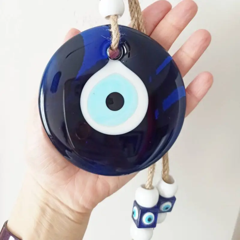 Turkish Style Blue Eye Pendant with Evil Eye Design — feature 7