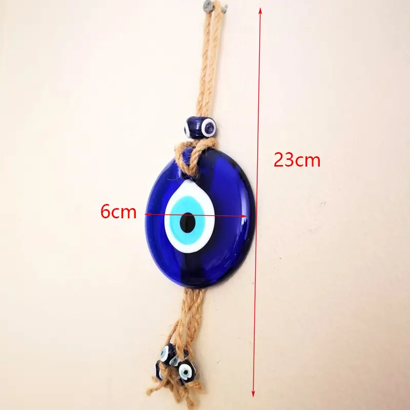 Turkish Style Blue Eye Pendant with Evil Eye Design - Image 4