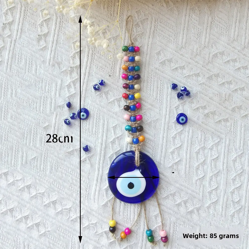 Turkish Style Blue Eye Pendant with Evil Eye Design - Image 5
