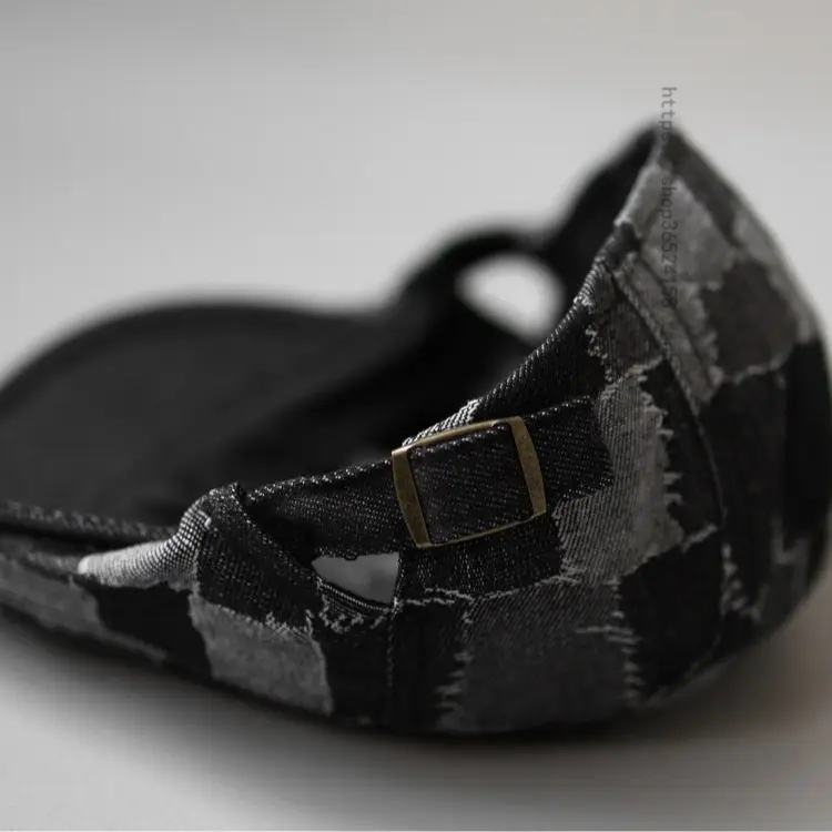 Korean Denim Cap Men Women Spring Summer Blue - Image 7