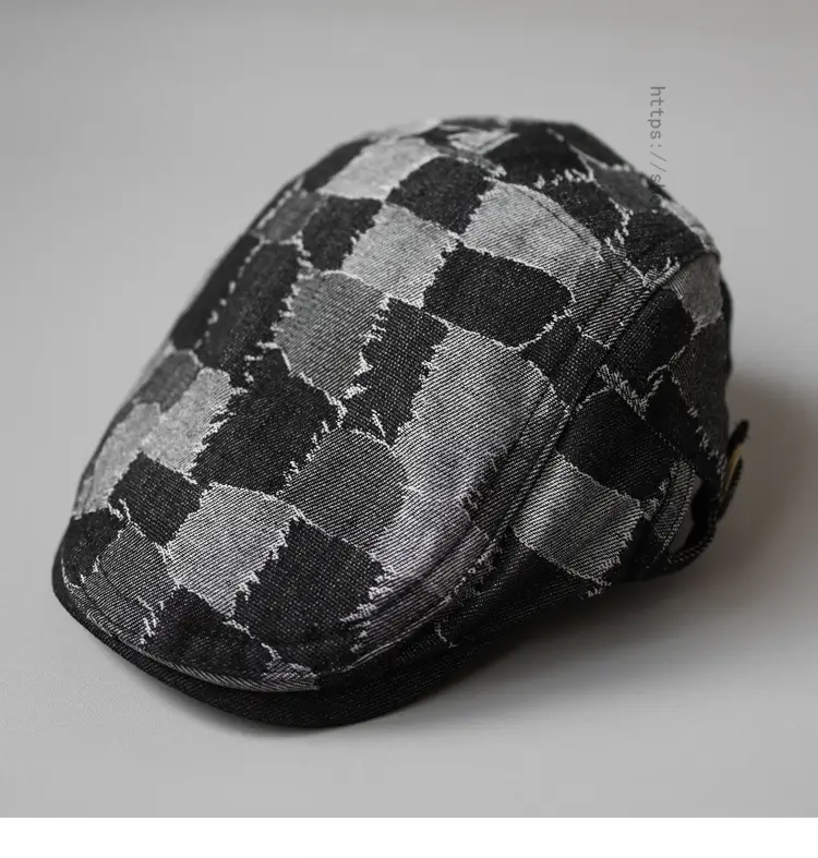 Korean Denim Cap Men Women Spring Summer Blue — feature 1