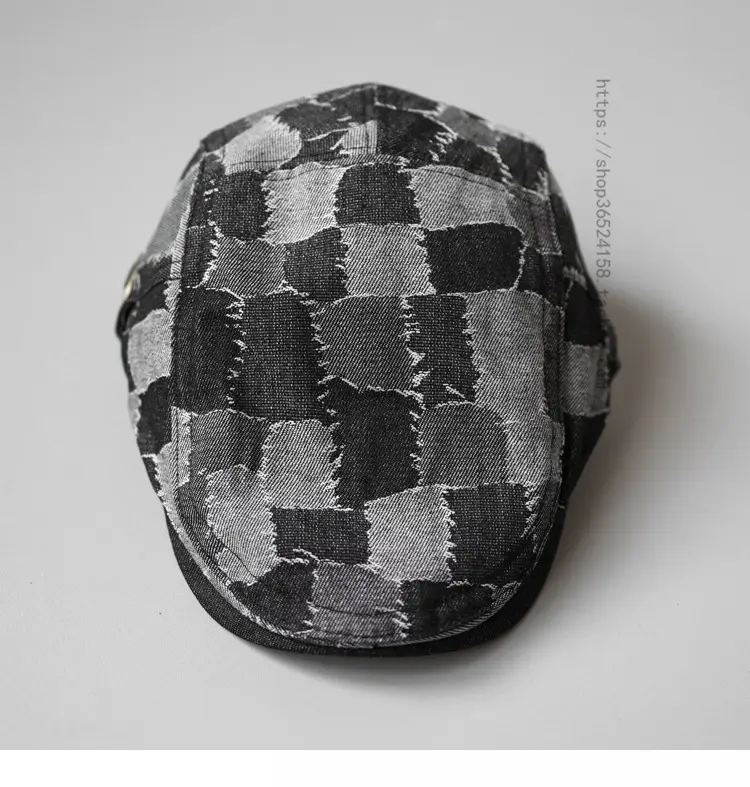 Korean Denim Cap Men Women Spring Summer Blue — feature 11