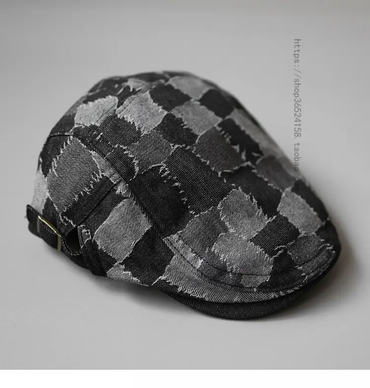 Korean Denim Cap Men Women Spring Summer Blue — feature 2