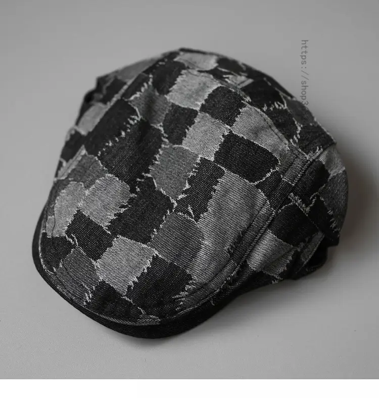 Korean Denim Cap Men Women Spring Summer Blue — feature 8