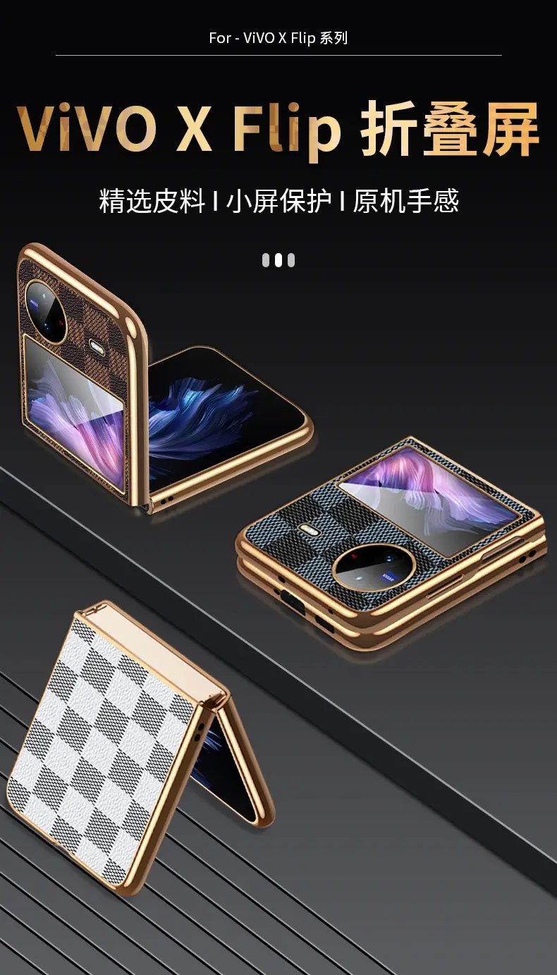 Folding Phone Case with 8 Colors & Gold Plated Design — feature 1