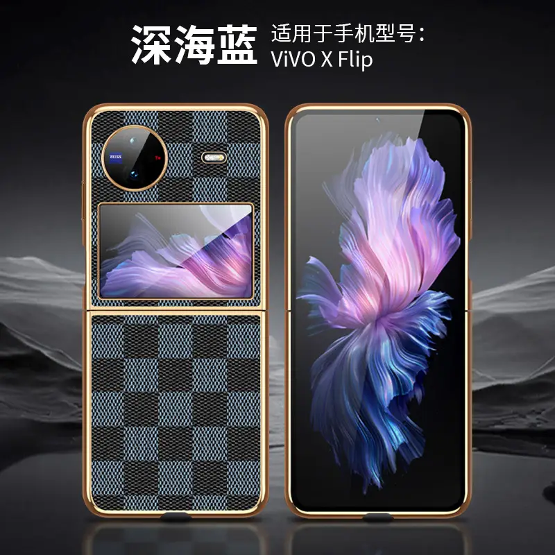 Folding Phone Case with 8 Colors & Gold Plated Design - Image 2