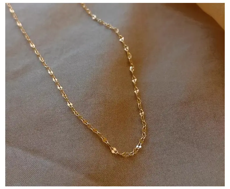 French Style Real Gold Plated Necklace for Women — feature 45