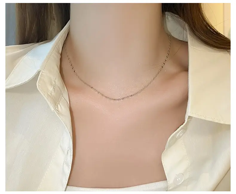 French Style Real Gold Plated Necklace for Women — feature 47