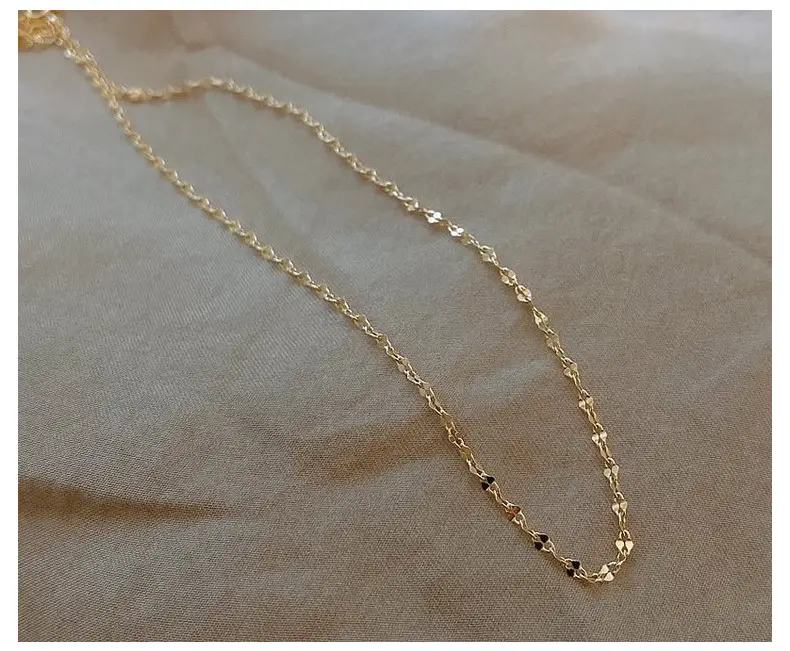 French Style Real Gold Plated Necklace for Women — feature 48