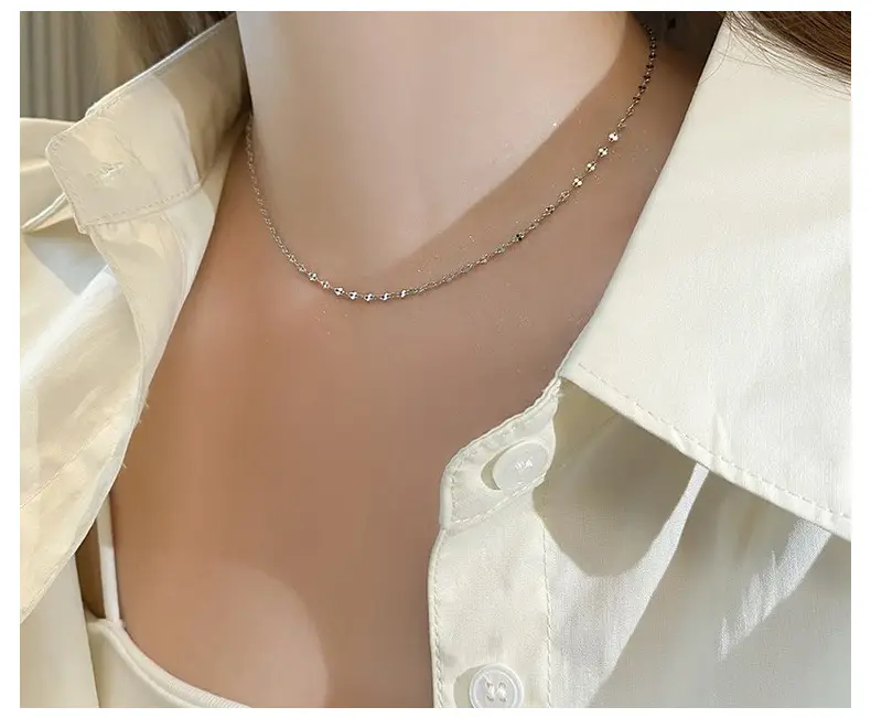French Style Real Gold Plated Necklace for Women — feature 49