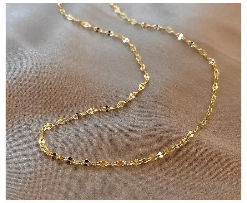 French Style Real Gold Plated Necklace for Women — feature 50