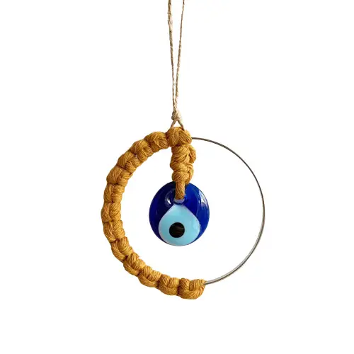 Turkish Blue Eye Pendant with Cross-Border Design - Image 9