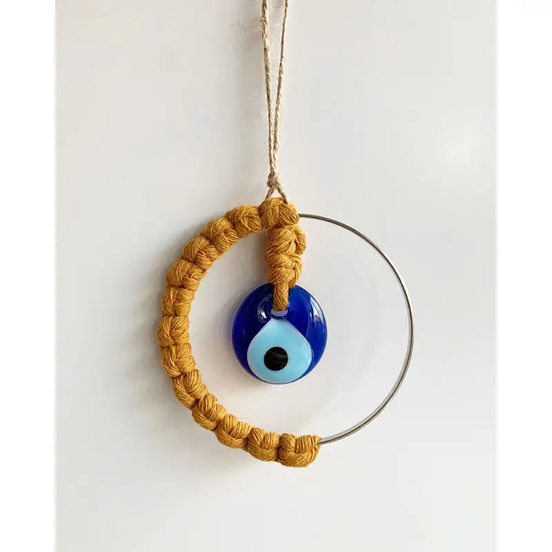 Turkish Blue Eye Pendant with Cross-Border Design — feature 3