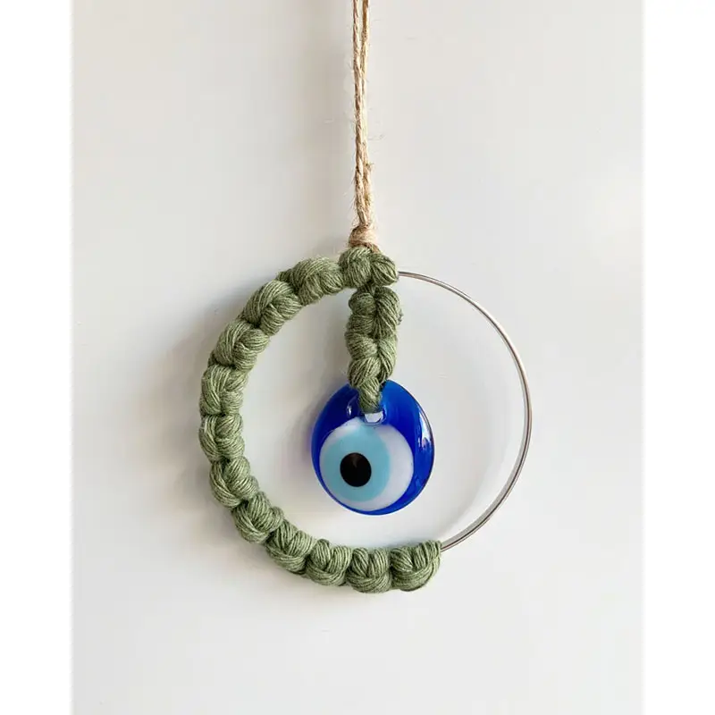 Turkish Blue Eye Pendant with Cross-Border Design — feature 4