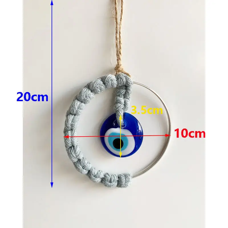 Turkish Blue Eye Pendant with Cross-Border Design - Image 3