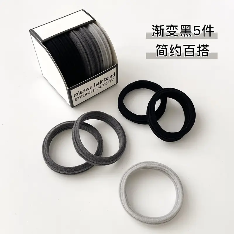 High Stretch Rubber Bands for Women Summer Hair Ties