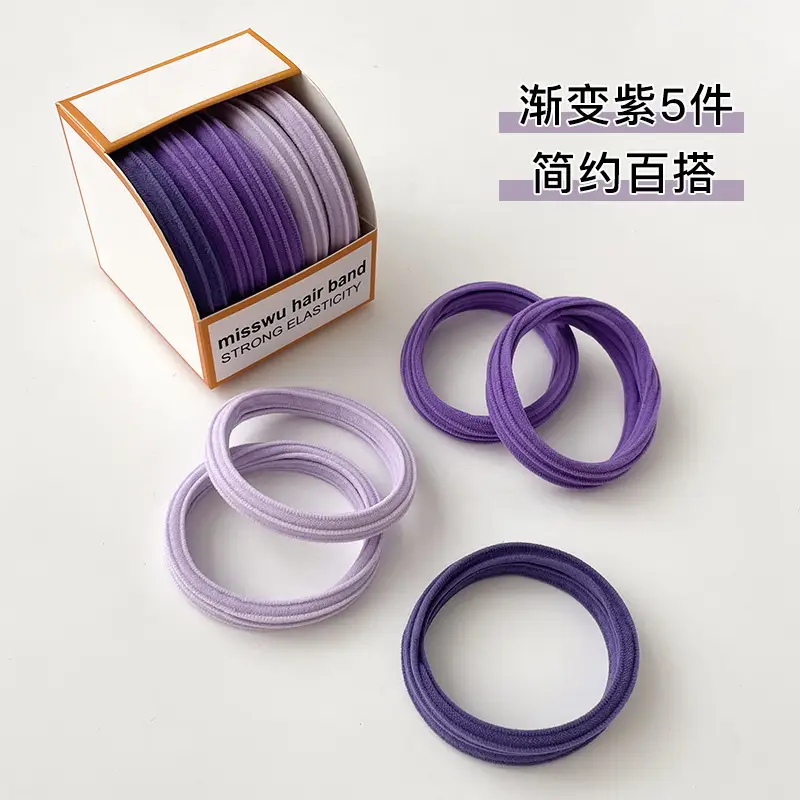 High Stretch Rubber Bands for Women Summer Hair Ties