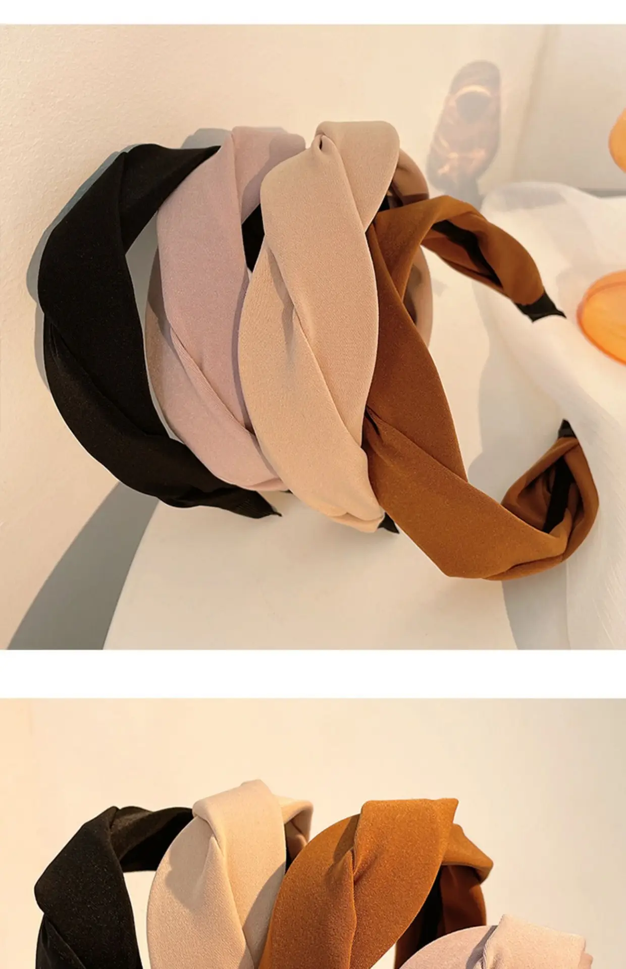 French Retro Hair Hoop with Wide Edge & Non-Slip Clip — feature 8