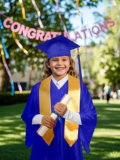 Purple Knitted Graduation Suit for Kids Kindergarten Primary School — feature 31