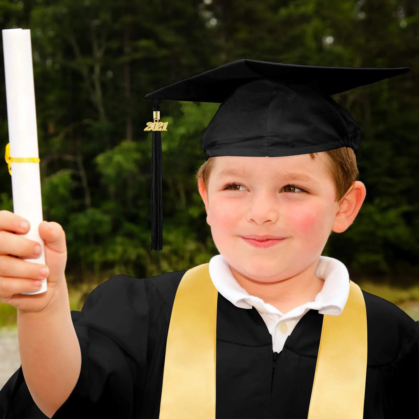 Purple Knitted Graduation Suit for Kids Kindergarten Primary School — feature 32