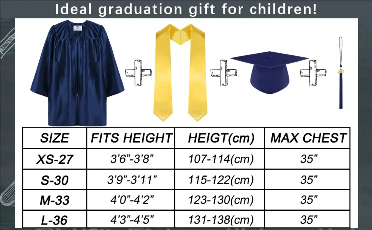 Purple Knitted Graduation Suit for Kids Kindergarten Primary School — feature 9