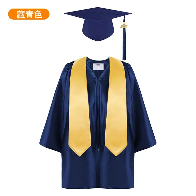Purple Knitted Graduation Suit for Kids Kindergarten Primary School - Image 11