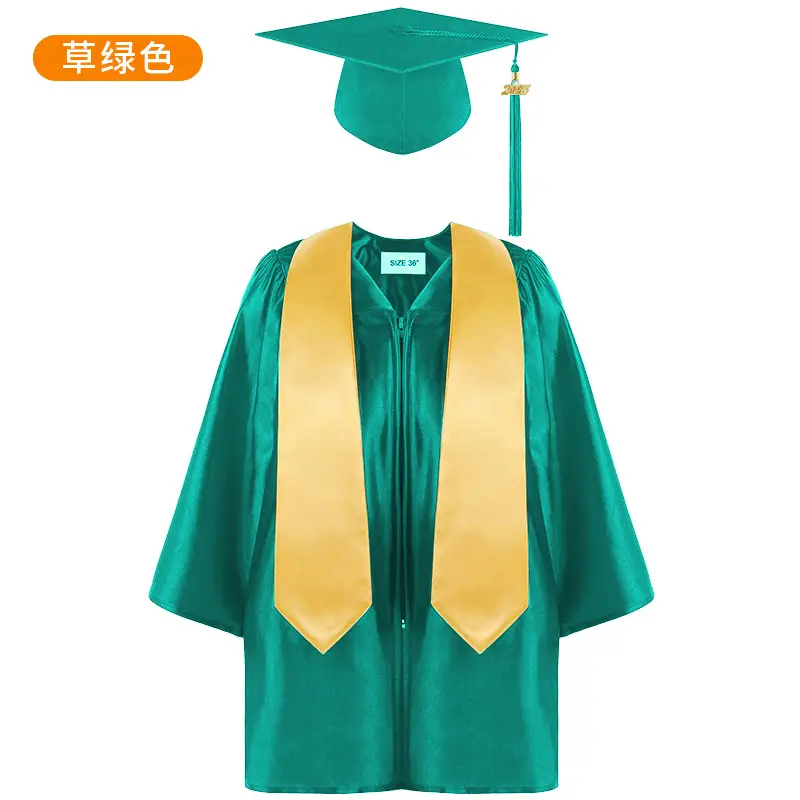 Purple Knitted Graduation Suit for Kids Kindergarten Primary School - Image 7