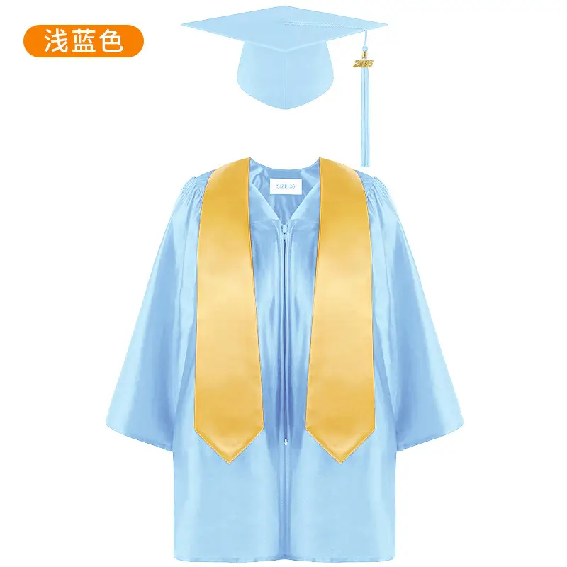 Purple Knitted Graduation Suit for Kids Kindergarten Primary School - Image 8