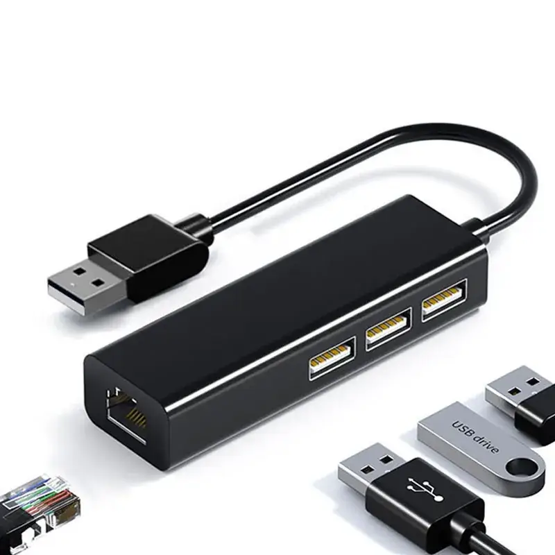 Type-C 100M Hub for Gaming & Office Use