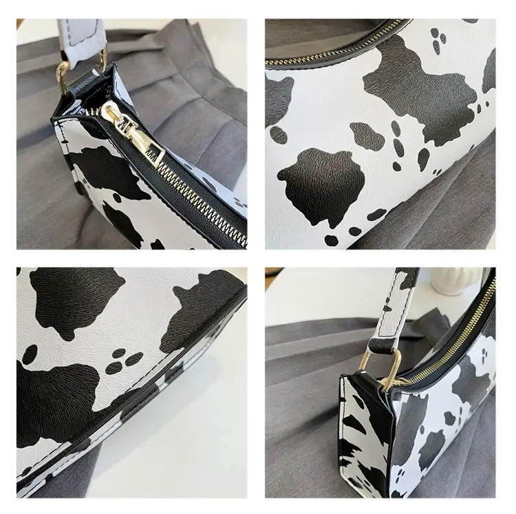 Cow Print Shoulder Bag for Women Leopard Pattern 2025 — feature 10