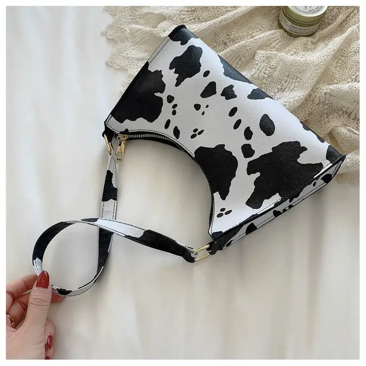 Cow Print Shoulder Bag for Women Leopard Pattern 2025 — feature 11