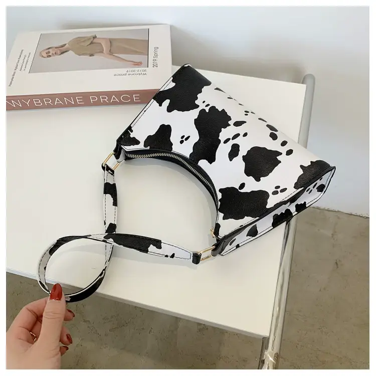 Cow Print Shoulder Bag for Women Leopard Pattern 2025 — feature 15