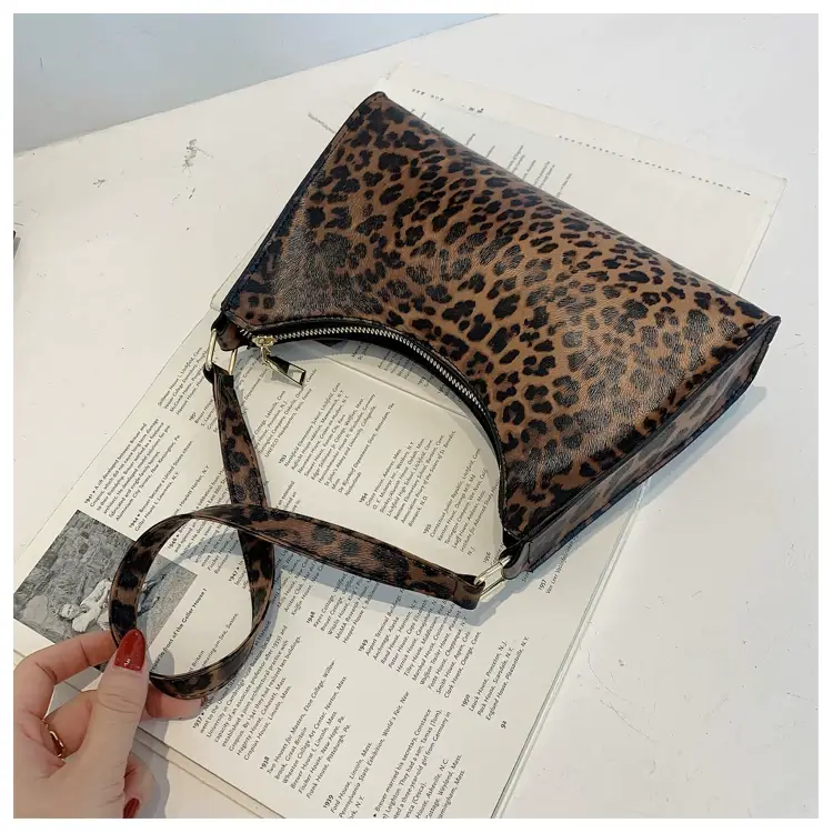 Cow Print Shoulder Bag for Women Leopard Pattern 2025 — feature 24