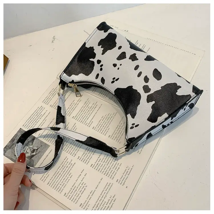 Cow Print Shoulder Bag for Women Leopard Pattern 2025 — feature 25