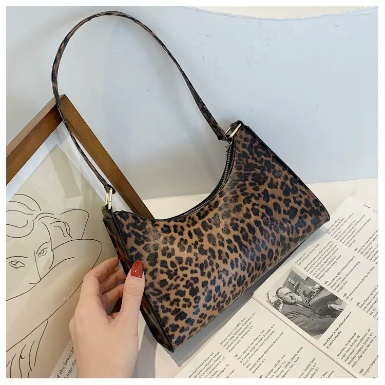 Cow Print Shoulder Bag for Women Leopard Pattern 2025 — feature 26