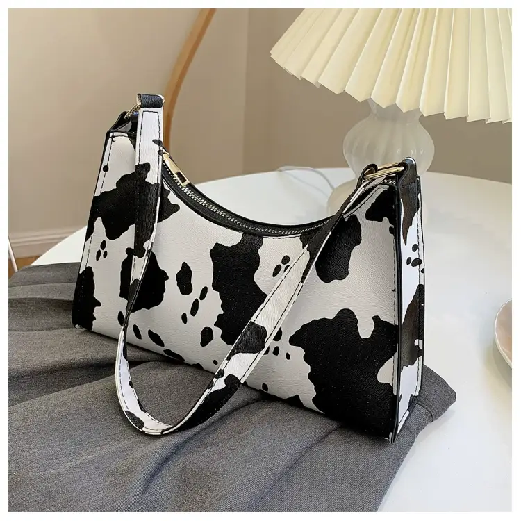 Cow Print Shoulder Bag for Women Leopard Pattern 2025 — feature 28