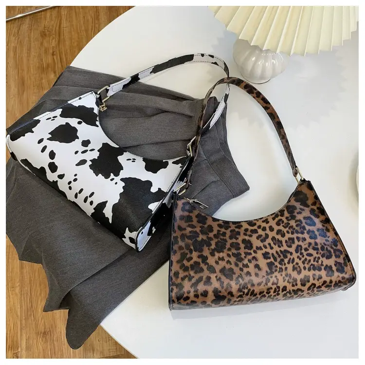 Cow Print Shoulder Bag for Women Leopard Pattern 2025 — feature 30